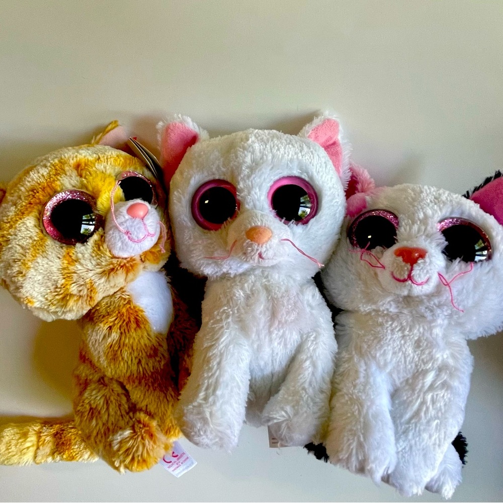 Beanie Boo cats stuffed animals